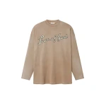 Fear of God FG 9 Long Sleeve Tee in Dune Pearl | Coveti
