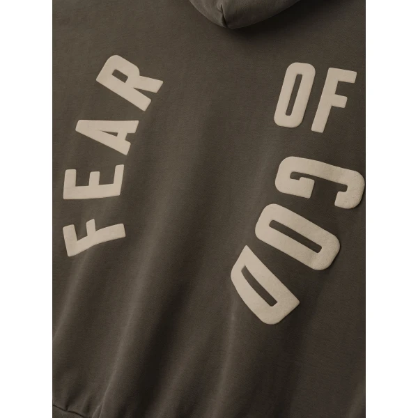 Fear of God Fear of God Classic Pocket Hoodie in Faded Brown | Sweatshirts | Coveti
