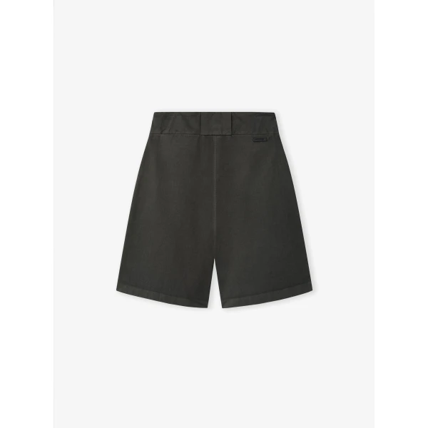 Fear of God Garment Dyed Cotton Casual Short in Dark Grey | Shorts | Coveti