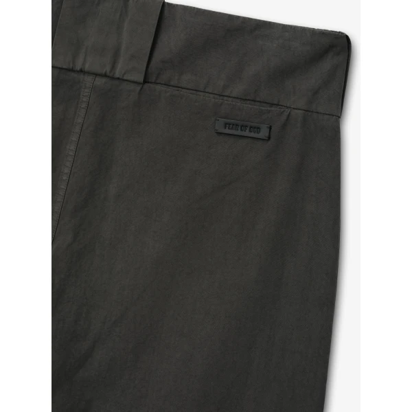 Fear of God Garment Dyed Cotton Casual Short in Dark Grey | Shorts | Coveti