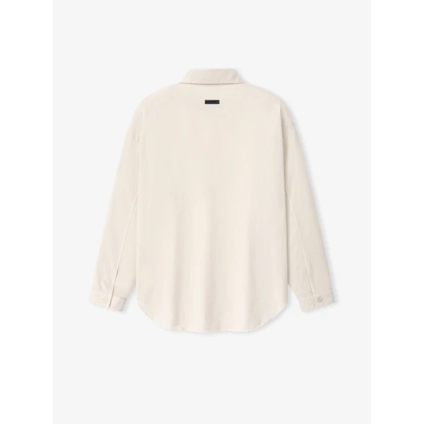 Fear of God Garment Dyed Cotton Relaxed Shirt in Natural | Men Shirts | Coveti