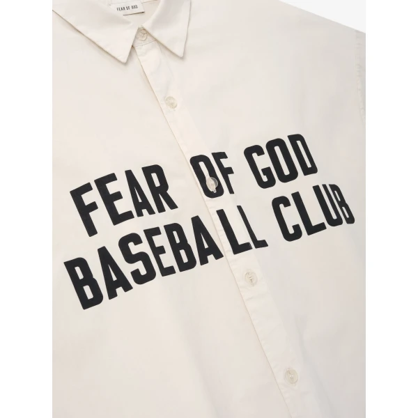 Fear of God Garment Dyed Cotton Relaxed Shirt in Natural | Men Shirts | Coveti