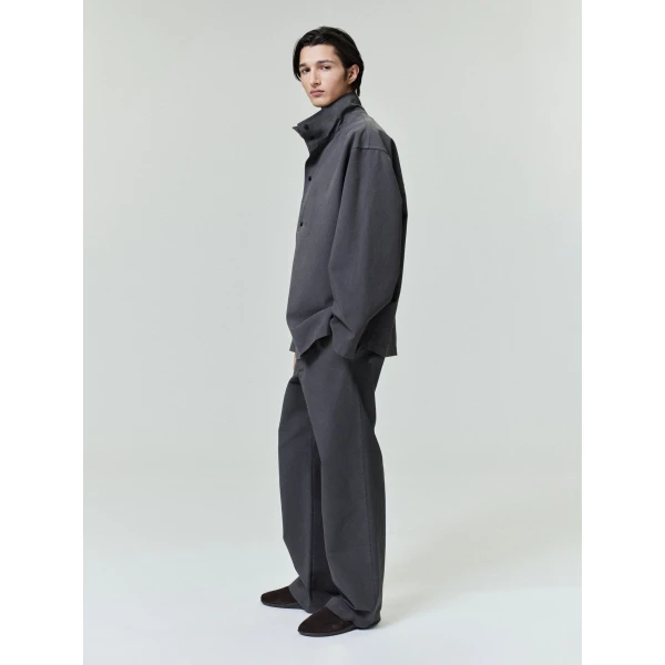 Fear of God Garment Dyed Cotton Sport Jacket in Dark Grey | Men Jackets | Coveti