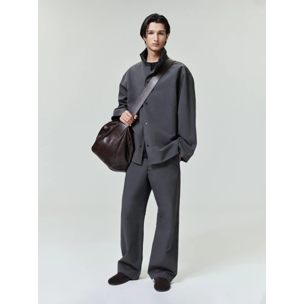 Fear of God Garment Dyed Cotton Sport Jacket in Dark Grey | Men Jackets | Coveti