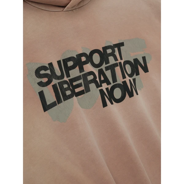 Fear of God Liberation Now Hoodie in Dune Pearl | Sweatshirts | Coveti
