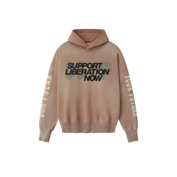 Liberation Now Hoodie in Dune Pearl