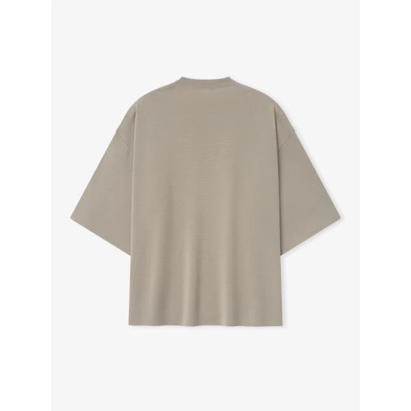 Fear of God Merino Milano Knit Tee in Dusty Beige | Men Knitwear | Coveti