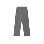 Fear of God Mouline Wool Casual Flat Front Pant in Off White and Black | Coveti