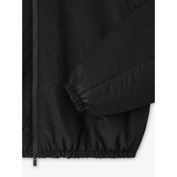 Fear of God Nylon Taffeta Padded Bomber Jacket in Off Black | Men Jackets | Coveti