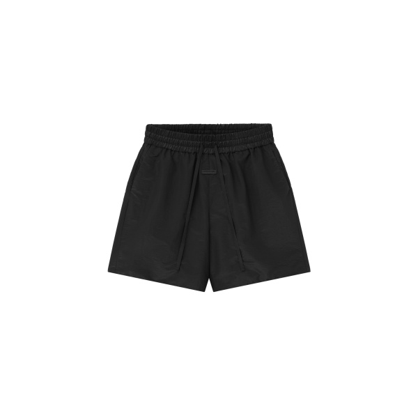 Fear of God Nylon Taffeta Padded Sport Short in Off Black | Coveti