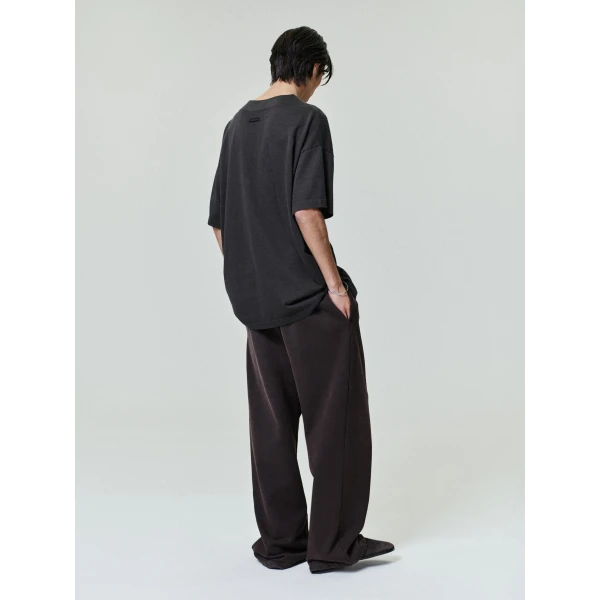 Fear of God Sunfaded Wide Leg Sweatpant in Dark Brown | Pants | Coveti