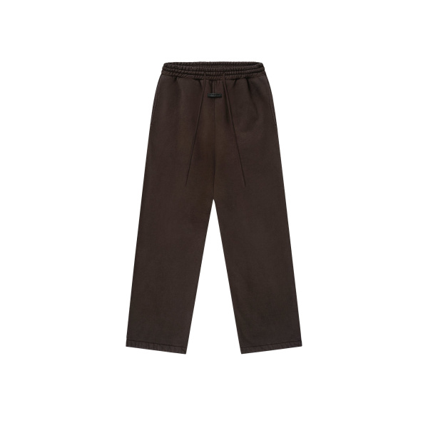 Fear of God Sunfaded Wide Leg Sweatpant in Dark Brown | Coveti
