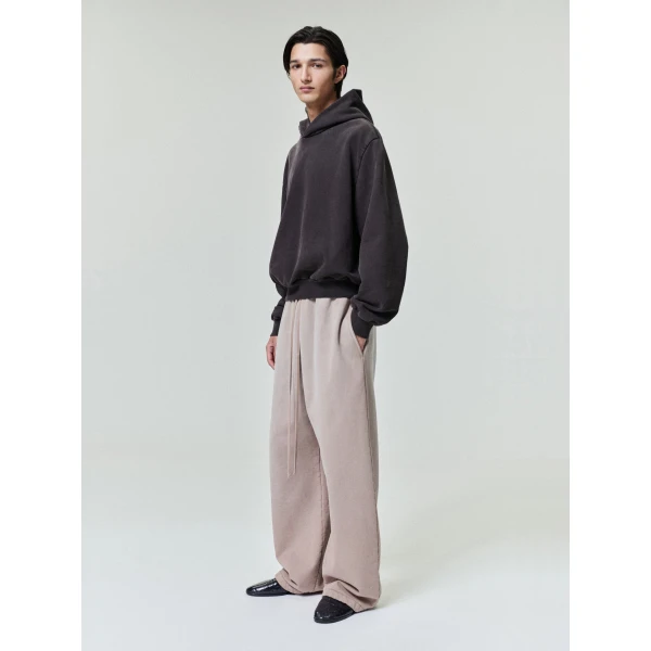 Fear of God Sunfaded Wide Leg Sweatpant in Dune Pearl | Pants | Coveti