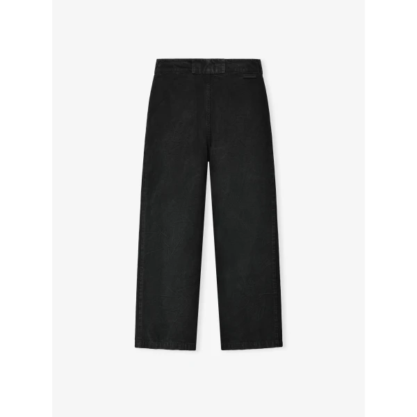 Fear of God Washed Canvas Utility Pant in Washed Black | Pants | Coveti