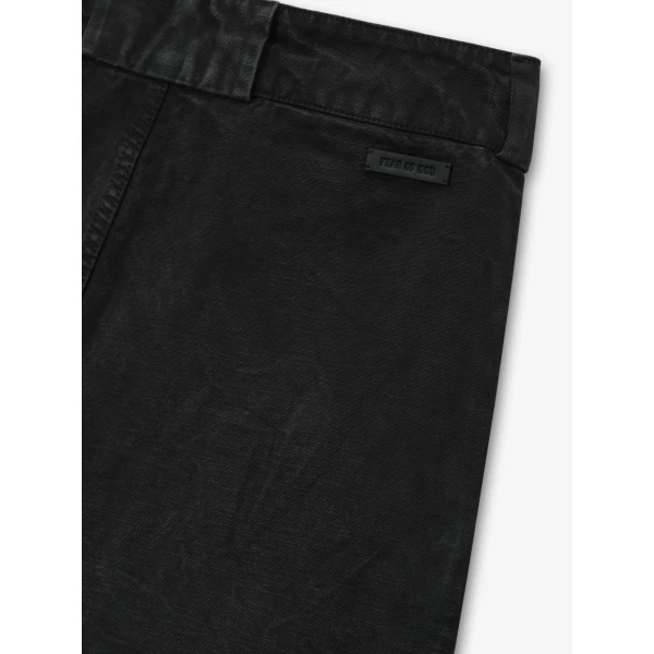 Fear of God Washed Canvas Utility Pant in Washed Black | Pants | Coveti