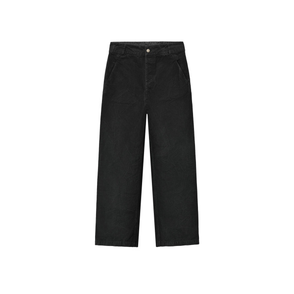 Fear of God Washed Canvas Utility Pant in Washed Black | Coveti