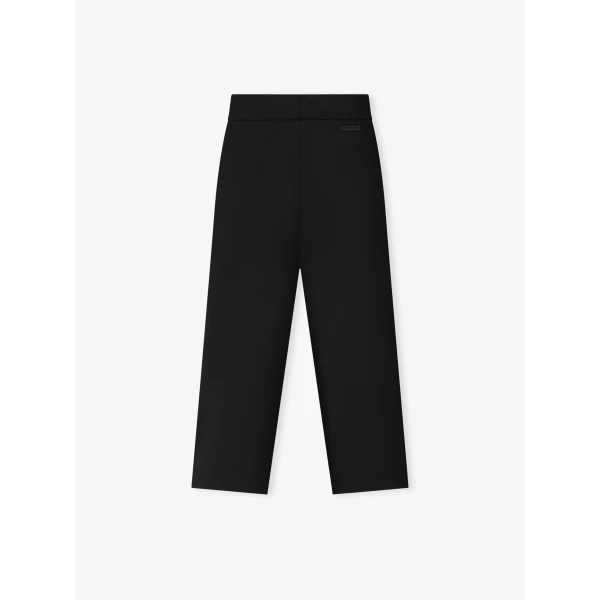 Fear of God Wool Poplin Casual Flat Front Pants in Black | Pants | Coveti