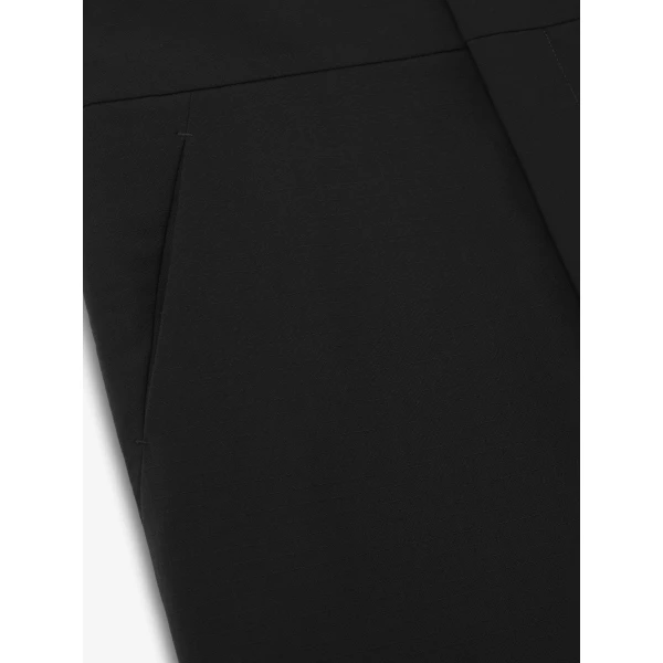 Fear of God Wool Ripstop Casual Flat Front Pant in Black | Pants | Coveti