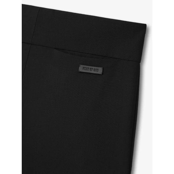 Fear of God Wool Ripstop Casual Flat Front Pant in Black | Pants | Coveti