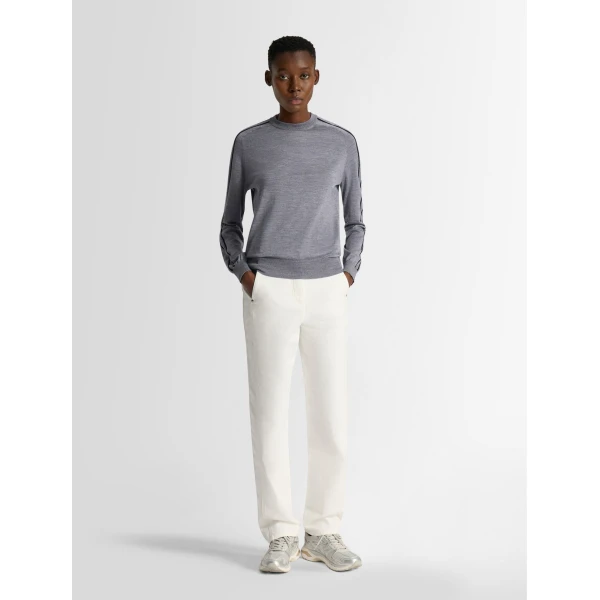 Fusalp Anayral Sweater in Mouse Grey and Black, view 2 | Sweaters | Coveti