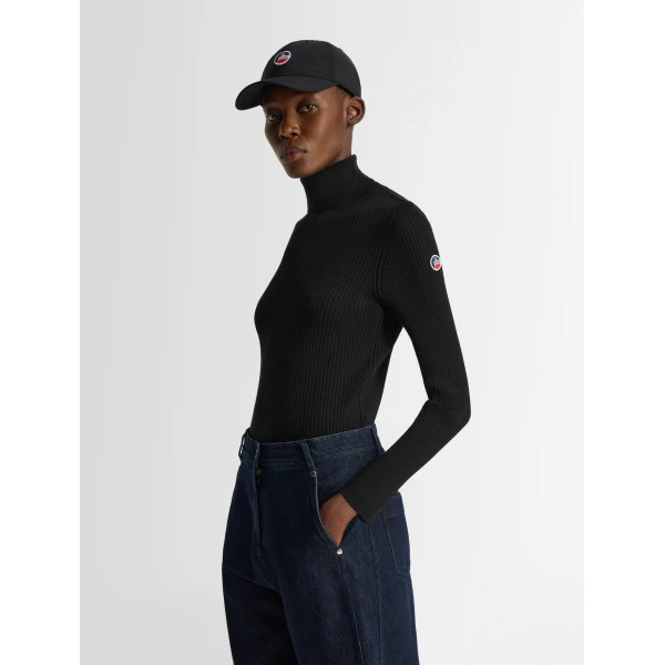 Fusalp Ancelle Sweater in Black, view 2 | Turtlenecks | Coveti