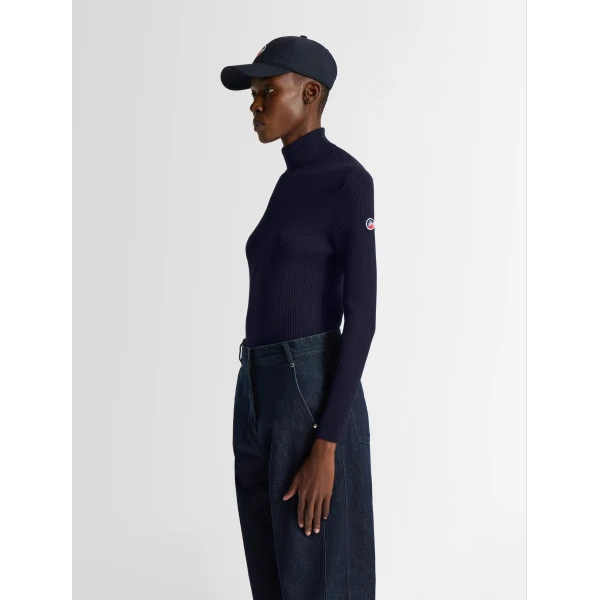 Fusalp Ancelle Sweater in Dark Blue, view 3 | Turtlenecks | Coveti