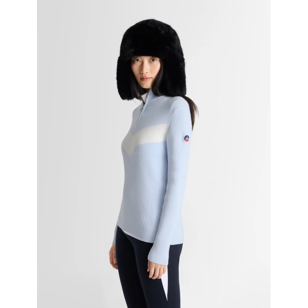 Fusalp Andromede Sweater in Light Cloud and Snow, view 3 | Sweaters | Coveti
