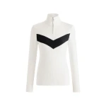 Fusalp Andromede Sweater in Snow and Black | Sweaters | Coveti