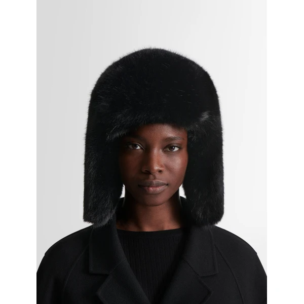 Fusalp Arctic Chapka in Black, view 5 | Hats | Coveti