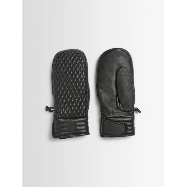 Fusalp Athena Ski Mittens in Black, view 2 | Gloves | Coveti