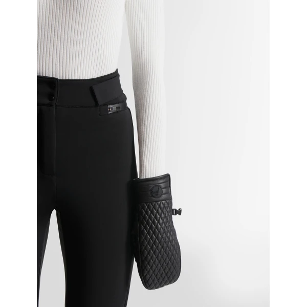 Fusalp Athena Ski Mittens in Black, view 5 | Gloves | Coveti