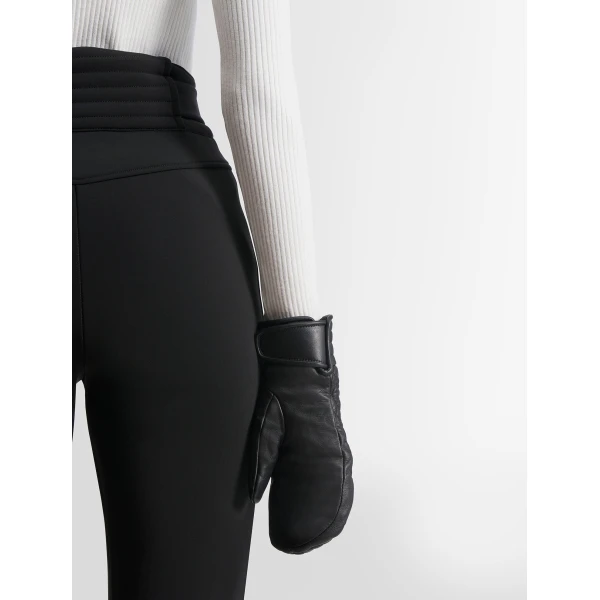 Fusalp Athena Ski Mittens in Black, view 6 | Gloves | Coveti