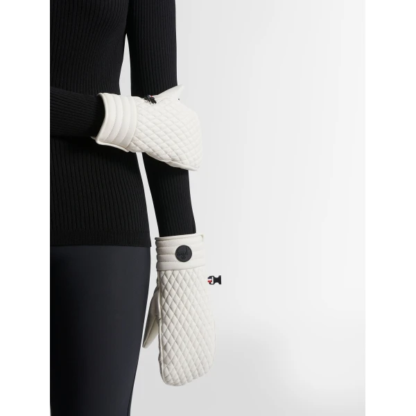 Fusalp Athena Ski Mittens in Snow, view 4 | Gloves | Coveti