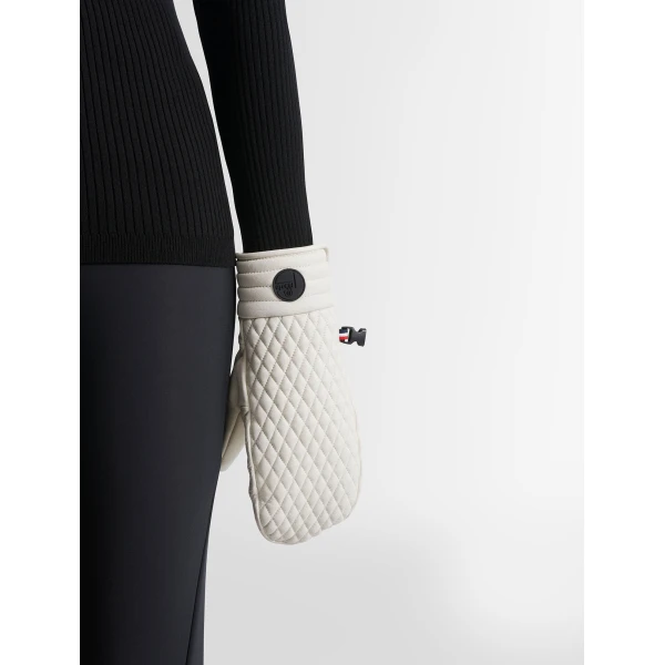 Fusalp Athena Ski Mittens in Snow, view 5 | Gloves | Coveti