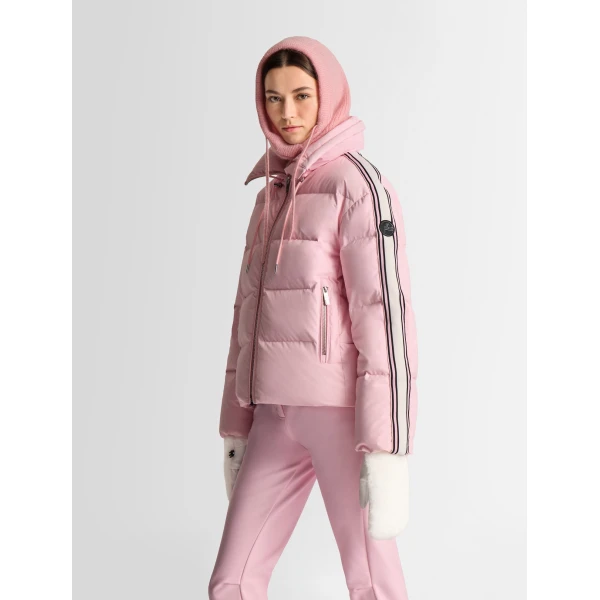 Fusalp Auphea Down Jacket in Cotton Candy, view 3 | Ski Jackets | Coveti