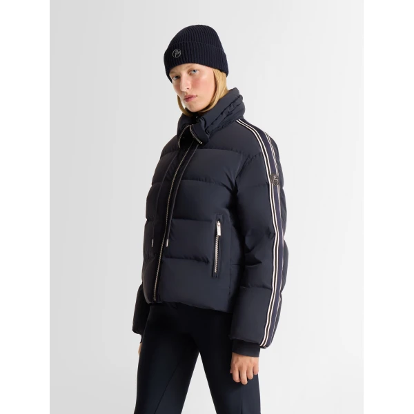 Fusalp Auphea Down Jacket in Navy, view 3 | Ski Jackets | Coveti
