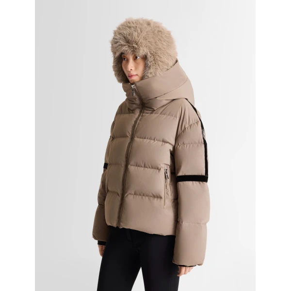 Fusalp Barsy Ski Down Jacket in Falcon, view 3 | Ski Jackets | Coveti