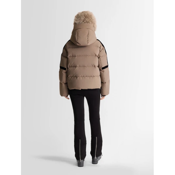 Fusalp Barsy Ski Down Jacket in Falcon, view 4 | Ski Jackets | Coveti