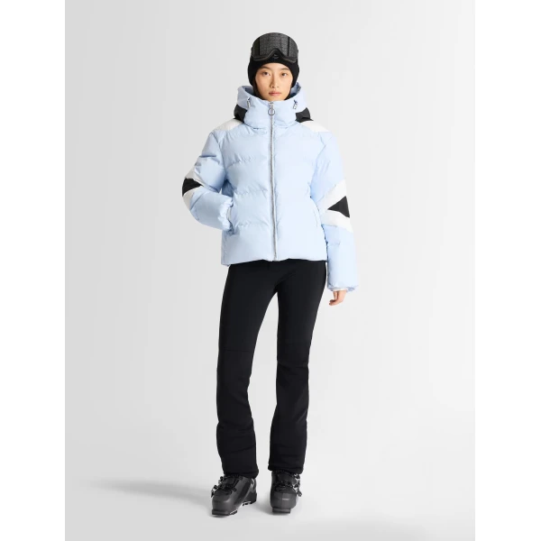 Fusalp Charloy Ski Jacket in Cloud, Snow and Black, view 2 | Ski Jackets | Coveti