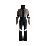 Fusalp Clarisse Ski Suit in Falcon and Black | Ski Suits | Coveti