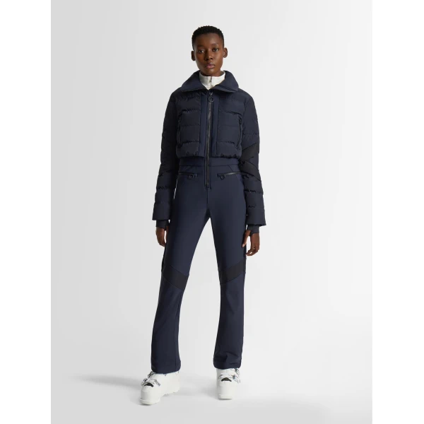 Fusalp Clarisse Ski Suit in Navy and Black, view 2 | Ski Suits | Coveti