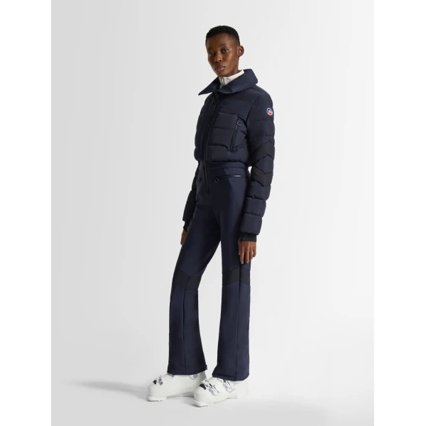 Fusalp Clarisse Ski Suit in Navy and Black, view 3 | Ski Suits | Coveti