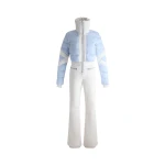 Fusalp Clarisse Ski Suit in Snow and Cloud | Ski Suits | Coveti