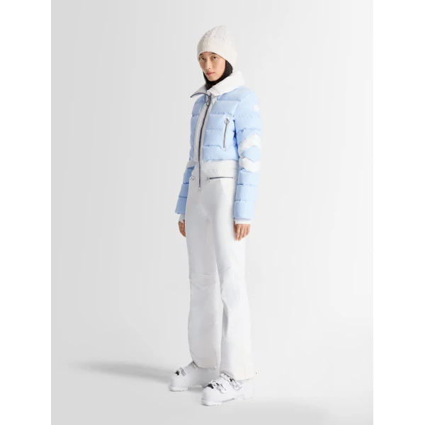 Fusalp Clarisse Ski Suit in Snow and Cloud, view 3 | Ski Suits | Coveti