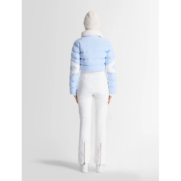 Fusalp Clarisse Ski Suit in Snow and Cloud, view 4 | Ski Suits | Coveti