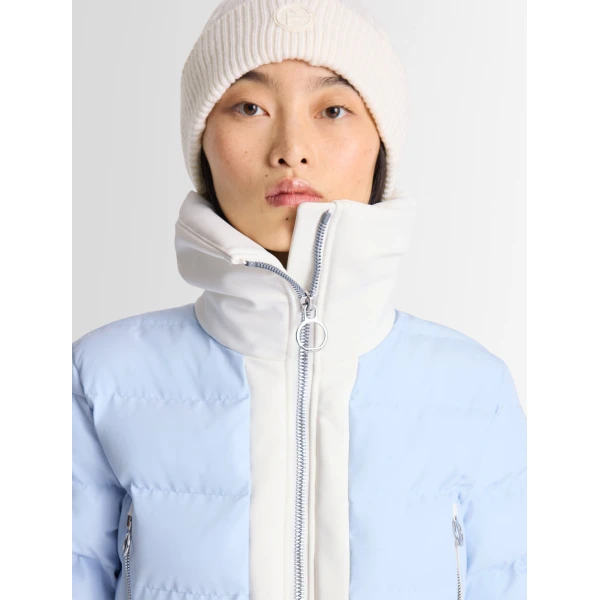 Fusalp Clarisse Ski Suit in Snow and Cloud, view 5 | Ski Suits | Coveti