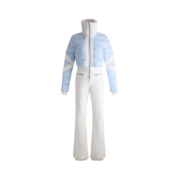 Fusalp Clarisse Ski Suit in Snow and Cloud | Ski Suits | Coveti