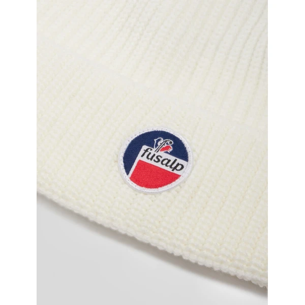 Fusalp Cosmic Beanie in Snow, view 3 | Hats | Coveti