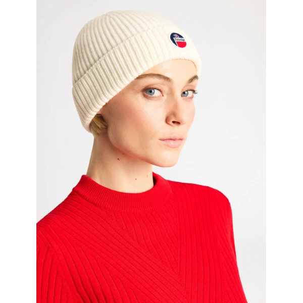 Fusalp Cosmic Beanie in Snow, view 5 | Hats | Coveti