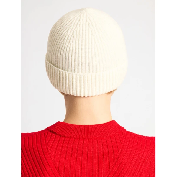 Fusalp Cosmic Beanie in Snow, view 6 | Hats | Coveti